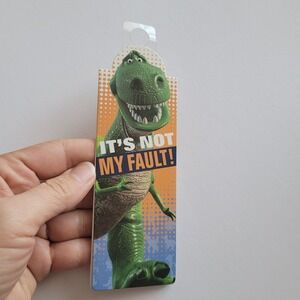 2010 Toy Story 3 T Rex Bookmark Magnetic Magnet Not My Fault UK Called If, #6805